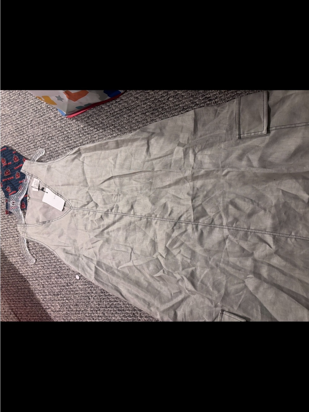 NWT DISSH Dress Laurent maxi Cargo Chalk
Linen dress size 6 - Picture 7 of 7